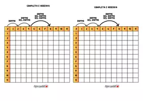 anteprima - Esercizi - Tabellina dell'8. Il mio quaderno delle tabelline - Pagina 1