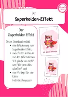 Vorschau - Poster - Eule - Superhelden-Effekt (Poster und Erklärung) - Deckblatt