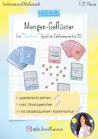 Vorschau - Spiele - Mengen-Geflüster: Kartenspiel zum Mengenverständnis (ZR 20) - Deckblatt