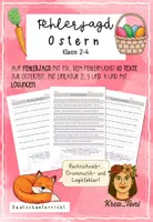 Vorschau - Arbeitsblätter - Fehlerjagd Ostern – Rechtschreibung & genaues Lesen (Deutsch Klasse 2–4) - Deckblatt