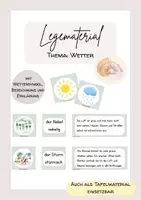 Vorschau - Bildkarten - Legematerial zum Thema Wetter - Deckblatt