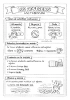 Vista previa - Hojas de trabajo - PALABRAS VARIABLES E INVARIABLES-ESQUEMAS EN BLANCO Y NEGRO - página 2