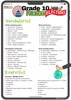 Vorschau - Arbeitsblätter - Materialpaket - Englisch Übung Vertretungsmaterial - Seite 1