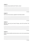 Vorschau - Test - Test Klasse 8 Deutsch: Fragegeleitete Untersuchung des Dramas ,,Das Herz eines Boxers" - Seite 1