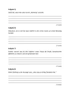 Vorschau - Test - Test Klasse 8 Deutsch: Fragegeleitete Untersuchung des Dramas ,,Das Herz eines Boxers" - Seite 2