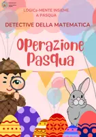 anteprima - Esercizi - Pasqua matematica detective logica - Pagina di copertina