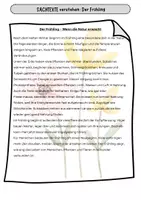 Vorschau - Arbeitsblätter - Sachtexte im Frühling – Textverständnis & Transferaufgaben Deutsch Klasse 5/6 | Differenziert - Seite 2