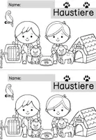 Vorschau - Arbeitsblätter - Haustiere - Seite 1