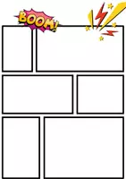 Vista previa - Hojas de trabajo - Comic template lessonsbyheart - página 3