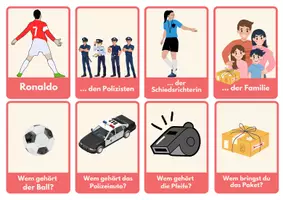 Vorschau - Stundenentwürfe - Dativ-Duell 1! 24 handlungsorientierte Karten mit Wettbewerbscharakter - Seite 3