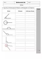 Vorschau - Klassenarbeiten - Klassenarbeit Winkel - Seite 1