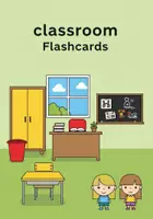 anteprima - Audio - Flashcards di inglese CLASSE/CLASSROOM SCUOLA/SCHOOL - Pagina di copertina