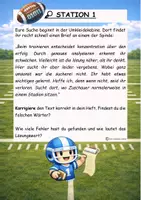 Vorschau - Arbeitsblätter - EscapeRoom Rechtschreibtraining Football inkl. Lösungen - Seite 2