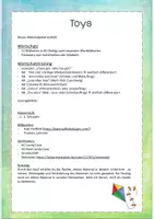 Vorschau - Arbeitsblätter - Toys im Englischunterricht Grundschule - Seite 1