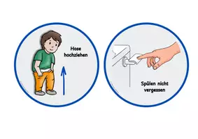 Vorschau - Poster - Kita Bildkarten - Schritt für Schritt auf die Toilette - Seite 3