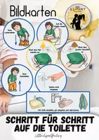 Vorschau - Poster - Kita Bildkarten - Schritt für Schritt auf die Toilette - Deckblatt