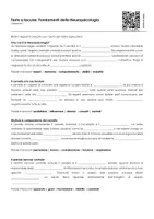 anteprima - Esercizi - Fondamenti della Neuropsicologia - Pagina 1