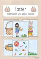 Vorschau - Arbeitsblätter - Easter - Flashcards und Word Search (Englisch) - Deckblatt