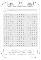 Vorschau - Arbeitsblätter - Easter - Flashcards und Word Search (Englisch) - Seite 1