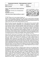 Vorschau - Fördermaterial/Inklusion - Leserbrief Klasse 7 Klassenarbeit | Tablets statt Bücher? - Seite 1