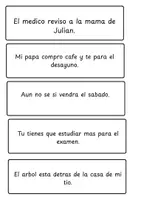 Vista previa - Juegos / Gamificación - Leemos la oración y colocamos las tildes - página 2