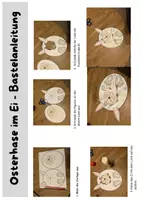Vorschau - Mal- und Bastelvorlagen - Osterhase im Ei - Kunst zu Ostern - Seite 1