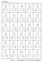 Voorbeeld - Temporekenen + en - en splitsen tot 10 - Week 1 - Pagina 2
