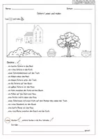 Vorschau - Arbeitsblätter - DaZ/DaF/Deutsch - Ostern - Lokale Präpositionen (Arbeitsblatt) - Seite 1