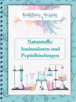 Vorschau - Arbeitsblätter - Naturstoffe: Aminosäuren, Chiralität und Peptidbindungen - Deckblatt