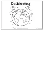 Vorschau - Arbeitsblätter - Schöpfung Flipbook 1-4 Religion - Seite 3