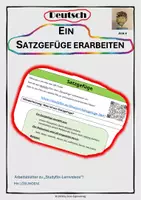 Vorschau - Arbeitsblätter - Satzgefüge erarbeiten - AB zu Studyflix Video 3841 - Deckblatt