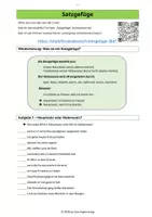 Vorschau - Arbeitsblätter - Satzgefüge erarbeiten - AB zu Studyflix Video 3841 - Seite 1
