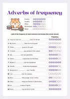 Vorschau - Arbeitsblätter - Adverbs of Frequency | Worksheets - Deckblatt