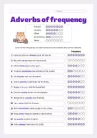 Vorschau - Arbeitsblätter - Adverbs of Frequency | Worksheets - Seite 1