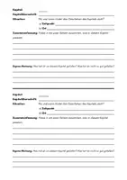 Vorschau - Arbeitsblätter - Lektüre Löcher - Hörtagebuch - Seite 3