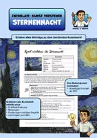 Vorschau - Merkblätter - Kunst verstehen: Die Sternennacht – Infoblatt zu Vincent van Gogh - Deckblatt