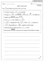 Vorschau - Arbeitsblätter - Englisch - Easter - Copy the text (Arbeitsblatt) - Seite 3