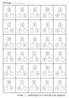 Voorbeeld - Temporekenen + en - en splitsen tot 10 - Week 3 - Pagina 3