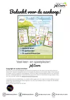 Voorbeeld - Lente - Bundel - Denkpuzzels - Letters, cijfers en kleuren - Pagina 1