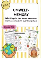 Vorschau - Spiele - Umwelt-Zuordnungsspiel: Wie Dinge in der Natur verrotten - Deckblatt