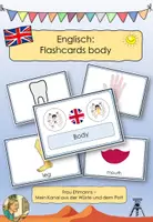 Vorschau - Bildkarten - Englisch Klasse 3: Flashcards body - Deckblatt
