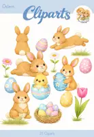 Vorschau - selbst erstellte Cliparts/Grafiken - Cliparts Ostern - Deckblatt