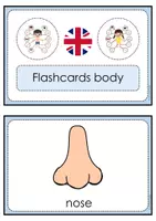 Vorschau - Bildkarten - Englisch Klasse 3: Flashcards body - Seite 1