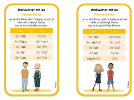 Vorschau - Arbeitsblätter - Merkwörter mit aa, ee und oo (3./4 Klasse) - Seite 2