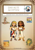 Vorschau - Unterrichtsreihen - Das Alte Ägypten - Stationsarbeit - Deckblatt