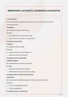 Vorschau - Stationenlernen - Satzarten, Hauptsatz, Nebensatz, Satzreihe & Satzgefüge Übungsheft mit Lösungen Klasse 5 - Seite 1