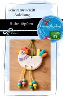 Vorschau - Mal- und Bastelvorlagen - Ein getöpfertes Huhn: Schritt für Schritt Anleitung - Deckblatt