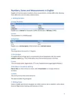 Vorschau - Arbeitsblätter - Common Mistakes - Numbers, Dates, Time and Measurements in English - Seite 1