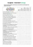 Vorschau - Arbeitsblätter - Satzglieder - Arbeitsblatt - Seite 2