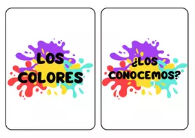 Vista previa - Tarjetas / Manipulativos - CONOCEMOS LOS COLORES - página 1